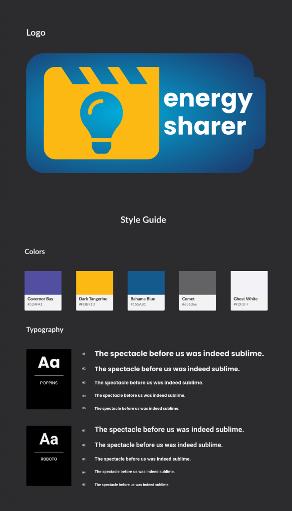 Logo & Style Guide - UX Portfolio