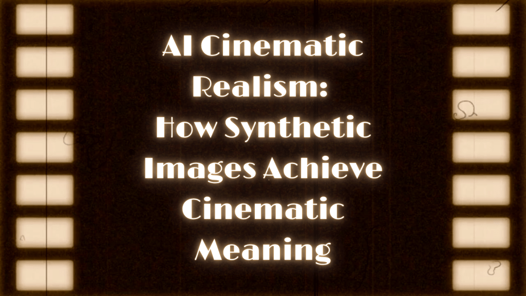 AI Cinematic Realism: How Synthetic Images Achieve Cinematic&nbsp;Meaning
