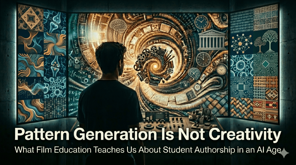 Pattern Generation Is Not Creativity: What Film Education Teaches Us About Student Authorship in an AI&nbsp;Age