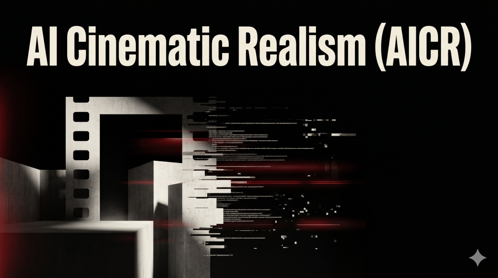 AI Cinematic Realism (AICR): A 12-Part Visual Framework for the Post-Camera Era