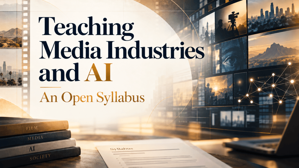 Teaching Media Industries and AI: An Open Syllabus on Labor, Platforms, and Cultural&nbsp;Production